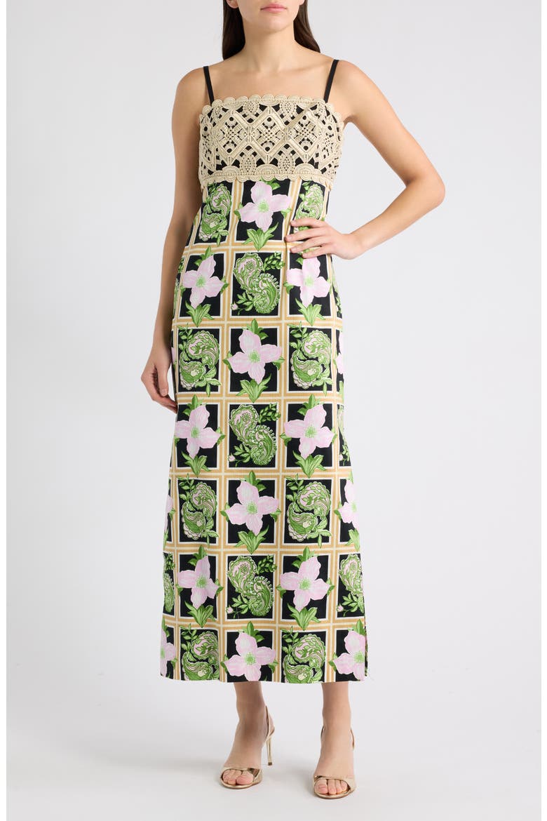 Vena Floral Print Sleeveless Dress, Main, color, ONYX WINDOW SHOPPER