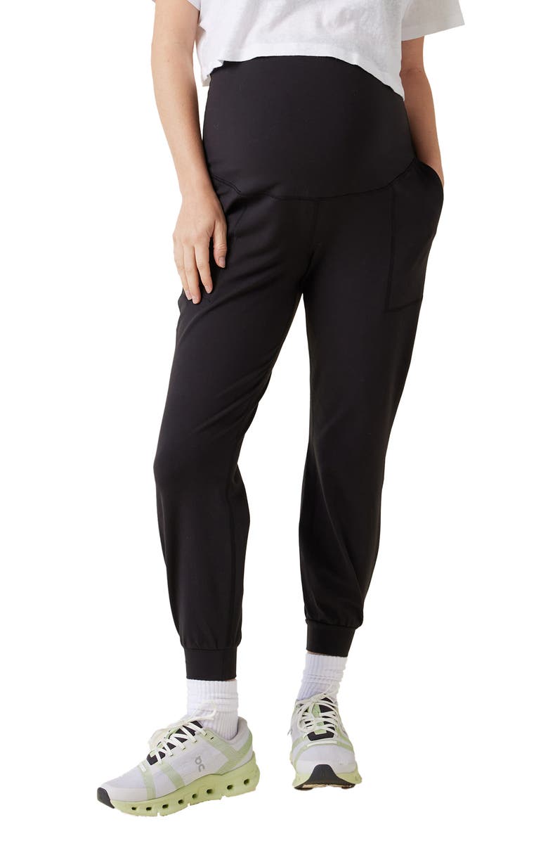 Ingrid & Isabel<sup>®</sup> The Ultimate Maternity Joggers, Main, color, Black