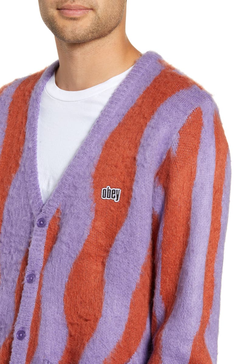 Obey Seaweed Cardigan, Alternate, color,
