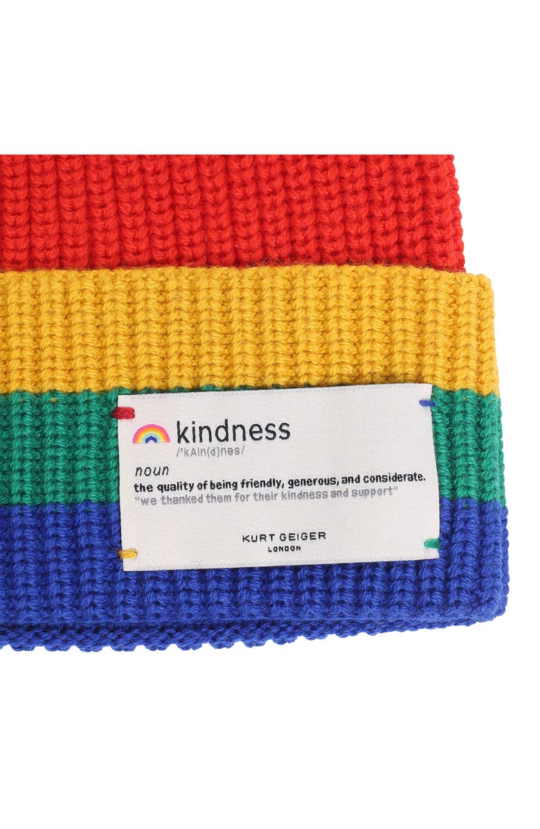 Kurt Geiger London Rainbow Beanie, Alternate, color, 