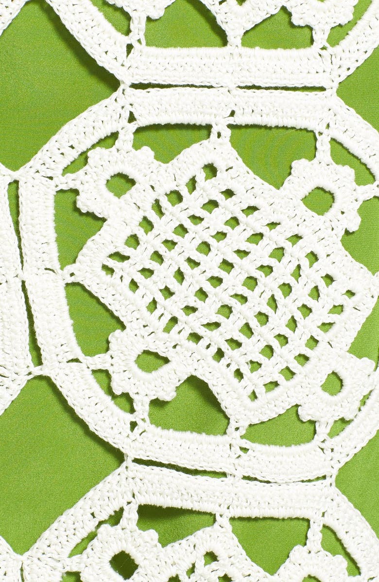 Tory Burch 'Lexi' Crochet Cotton Sheath Dress, Alternate, color, 