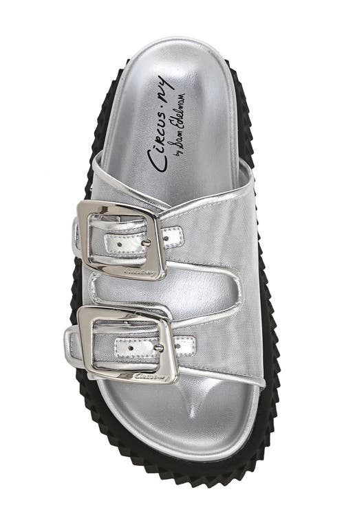 Circus Ny By Sam Edelman Cris Mesh Sandal In Soft Silver