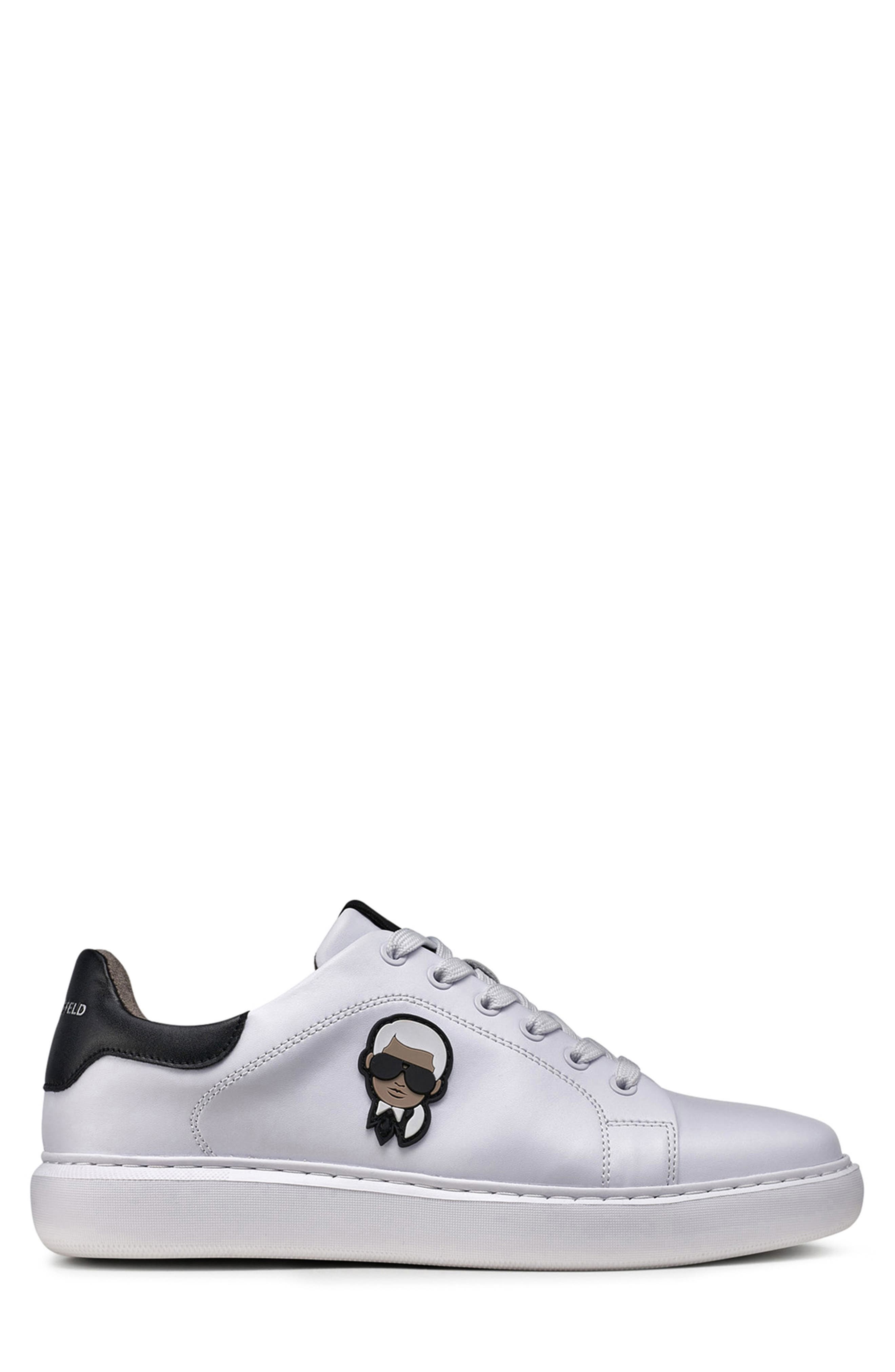 Karl Head Sneaker, Alternate, color, WHITE
