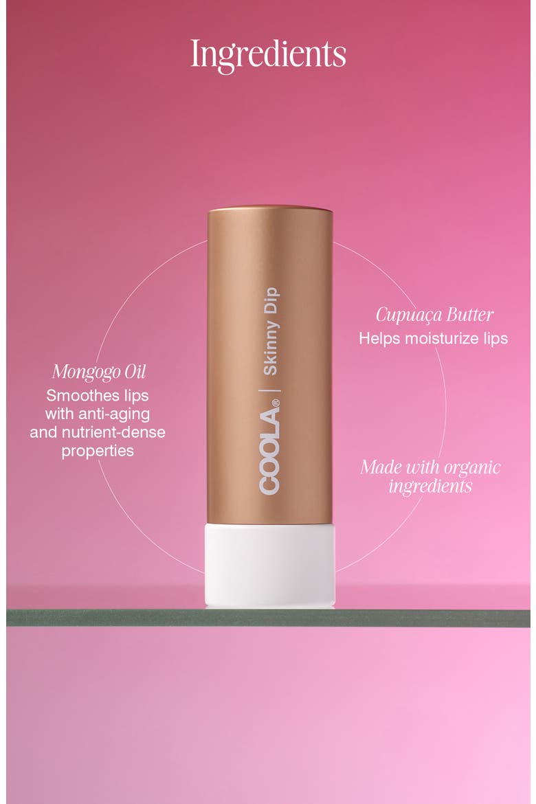Suncare Mineral Liplux® Organic Tinted Lip Balm SPF 30, Alternate, color, SKINNY DIP