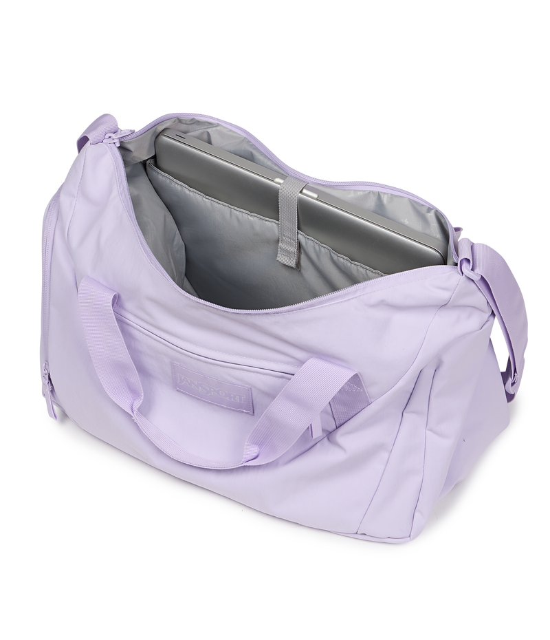 Jansport Recharge Gym Bag Medium, Alternate, color, Pastel Lilac