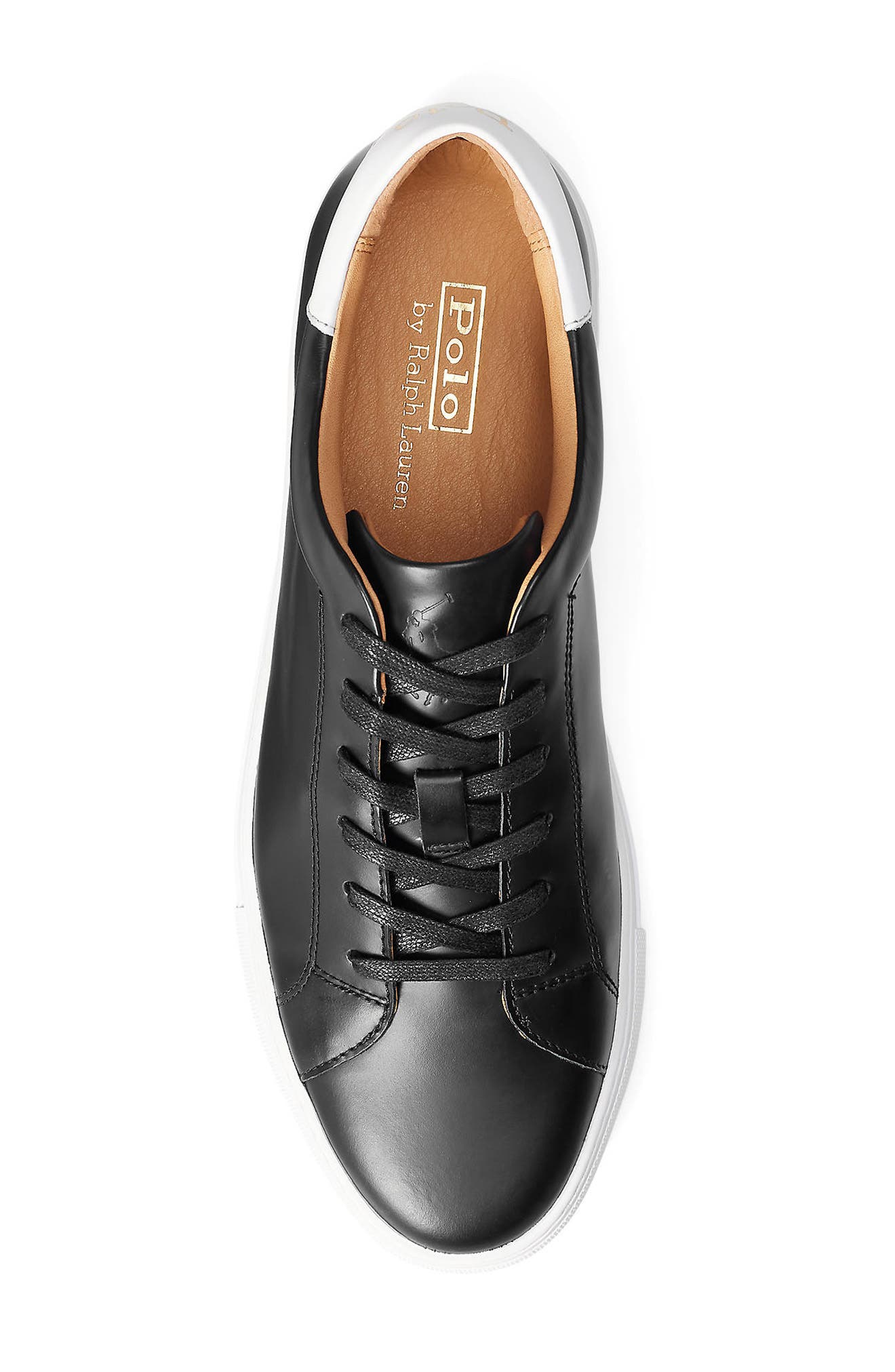 Ralph Lauren Jermain II Sneaker, Alternate, color, Black