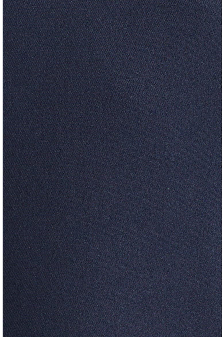 Belted Twill A-Line Minidress, Alternate, color, NAVY