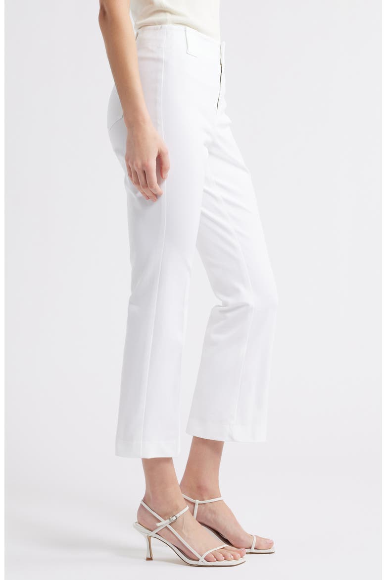 Plaza Ankle Demi Bootcut Pants, Alternate, color, PAPER WHITE