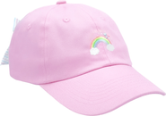 Bits & Bows Rainbow Sparkle Twill Bow Baseball Hat