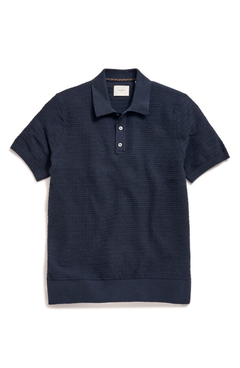 Billy Reid Lachlan Links Polo, Main, color, Carbon Blue