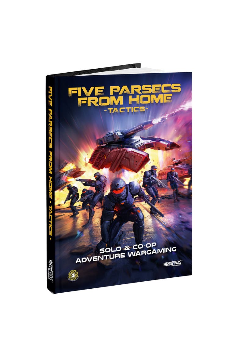 Five Parsecs From Home Tactics Hardcover Rpg Book, Main, color, Multicolored