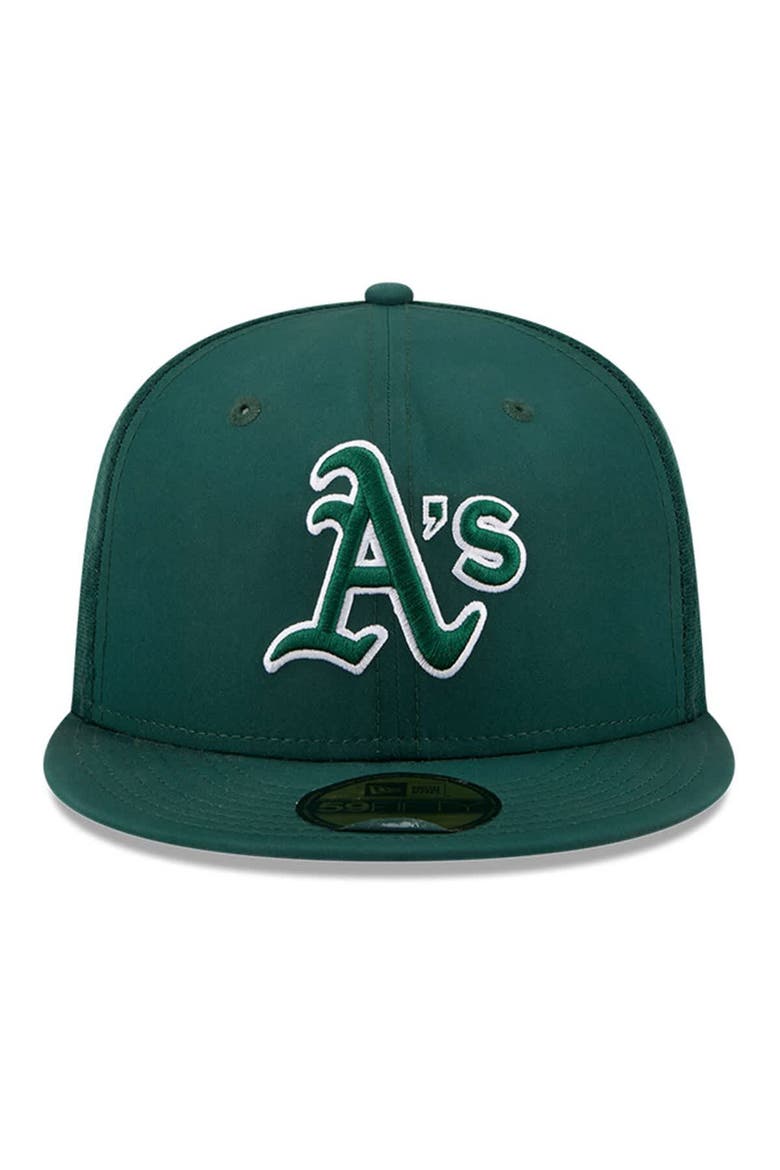Men's New Era Green Athletics 2026 Batting Practice 59FIFTY Fitted Hat, Alternate, color, Green