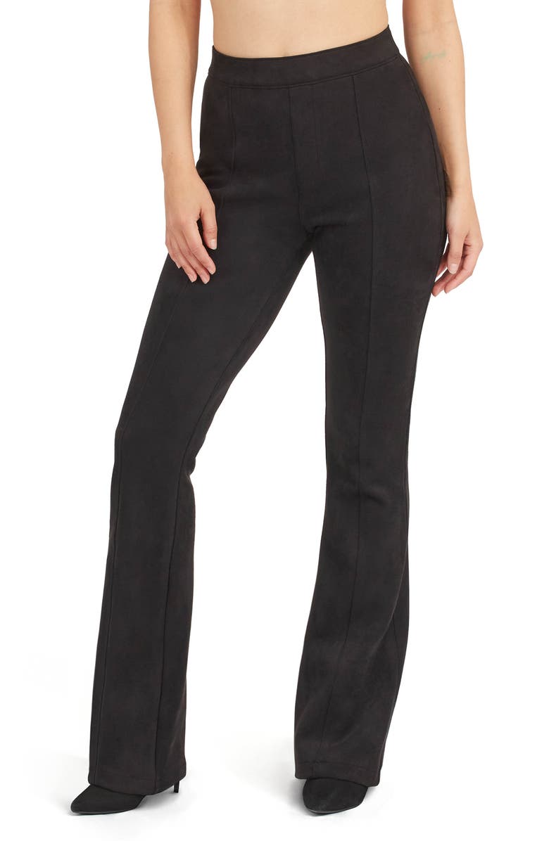 SPANX<sup>®</sup> Faux Suede Flare Pants, Main, color, 