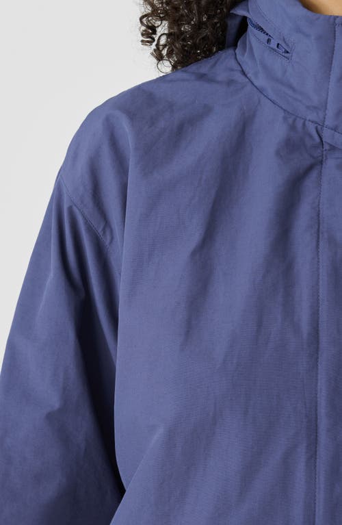 Eileen Fisher Stand Collar Jacket In Bluette