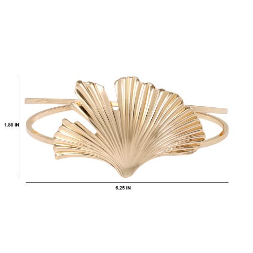 Bcbg Shell Cuff Bracelet In Gold