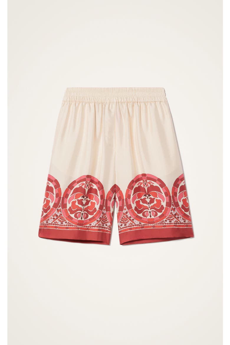 Palazzo Shorts, Alternate, color, Cobra Placée Red