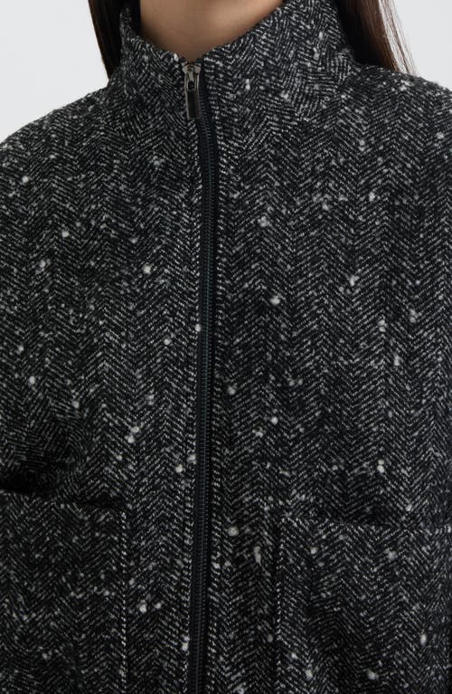 Nvlt Peplum Waist Dolman Jacket In Animal Print