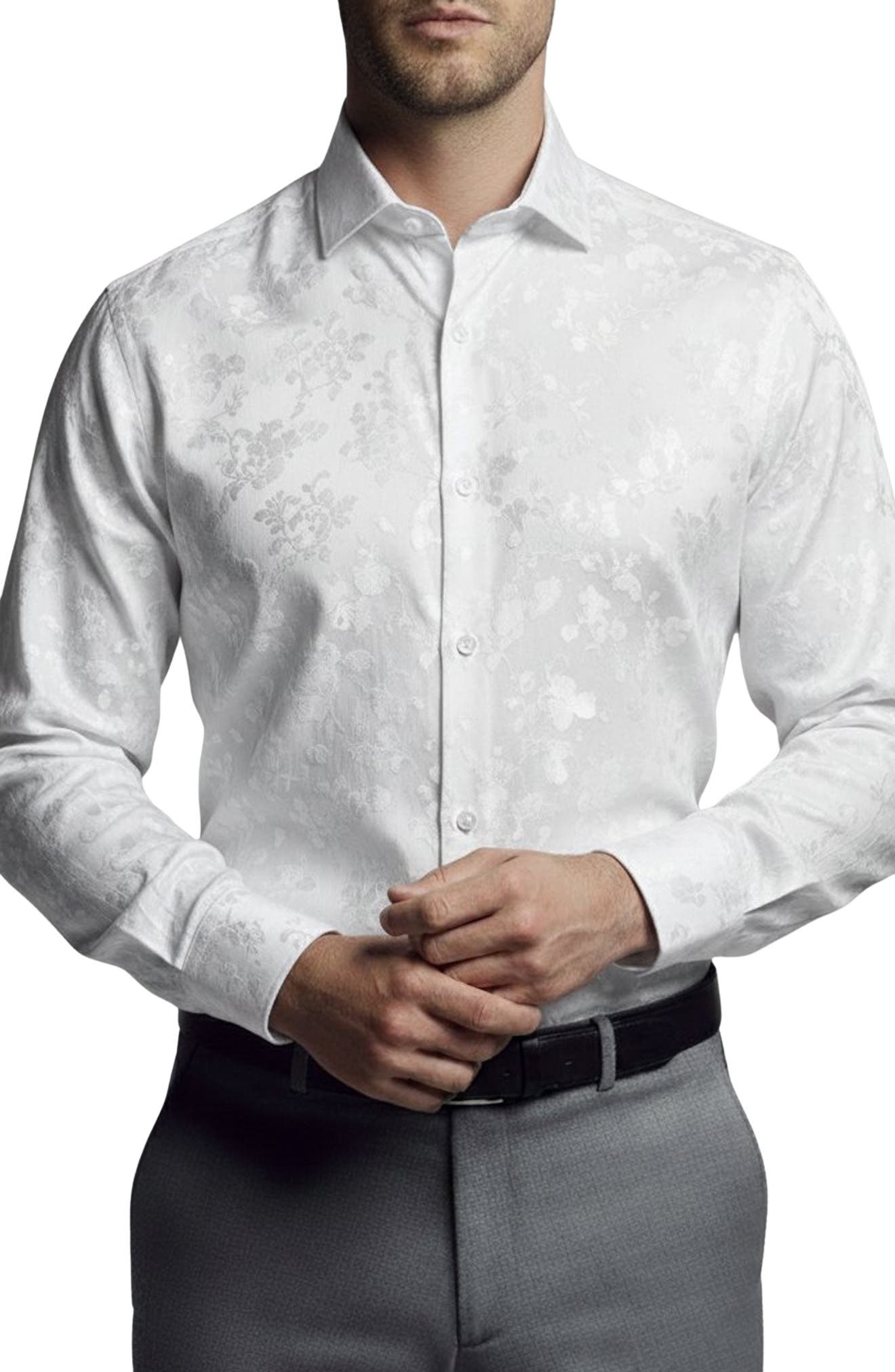 Paisley Tonal Cotton Shirt