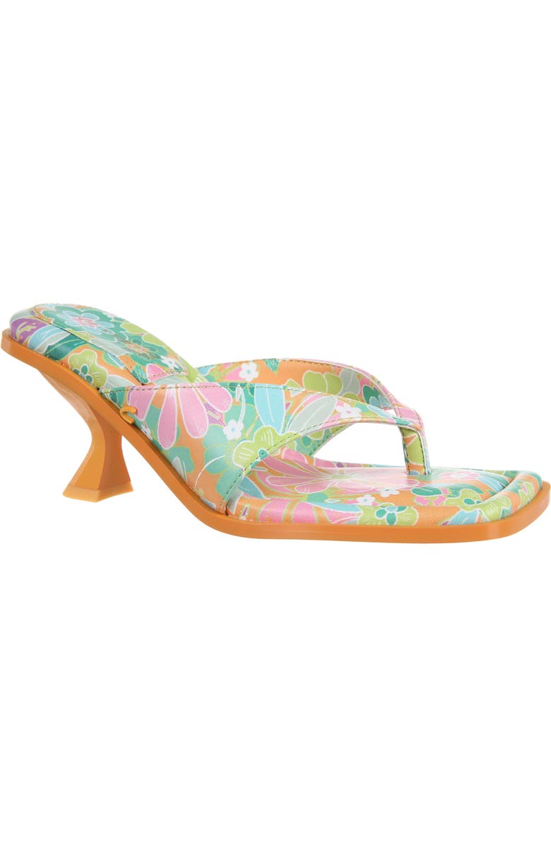 Circus NY by Sam Edelman Circus by Sam Edelman Frances Sandal, Main, color, Orange Cream / Wasabi Multi