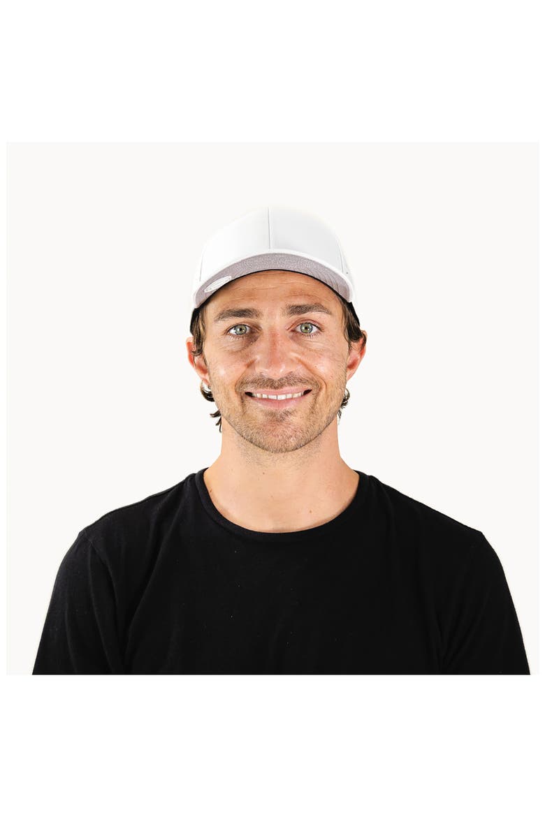 A-Game Hydro Performance Snapback Hat, Alternate, color, WHITE