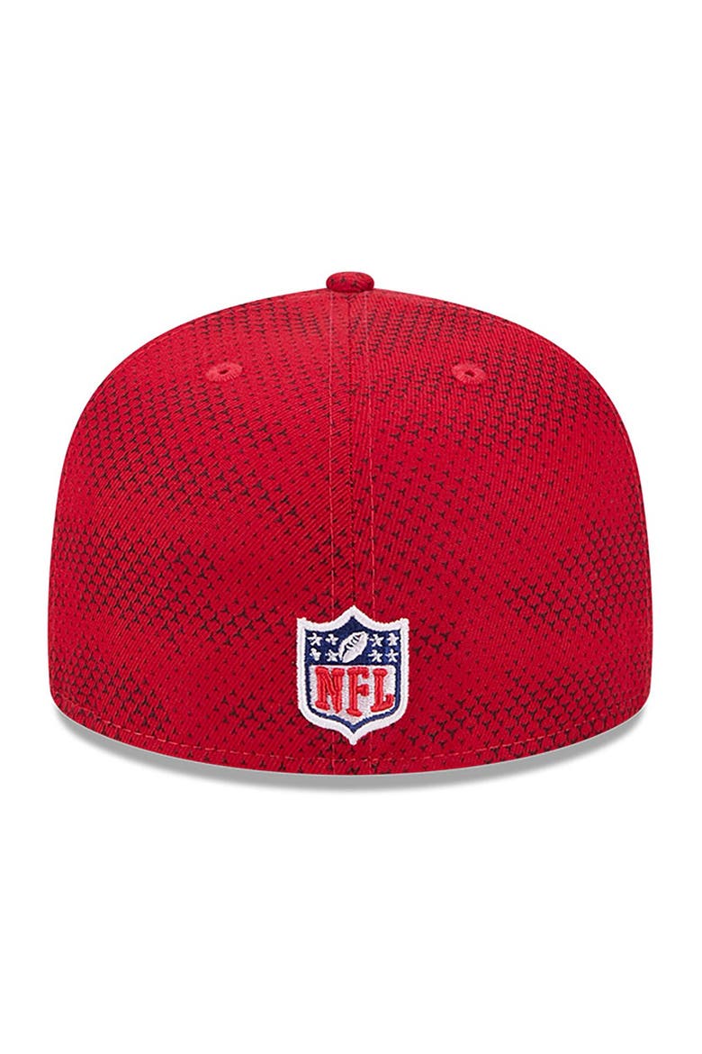 Men's New Era  Scarlet San Francisco 49ers 2024 Sideline 59FIFTY Fitted Hat, Alternate, color, Scarlet