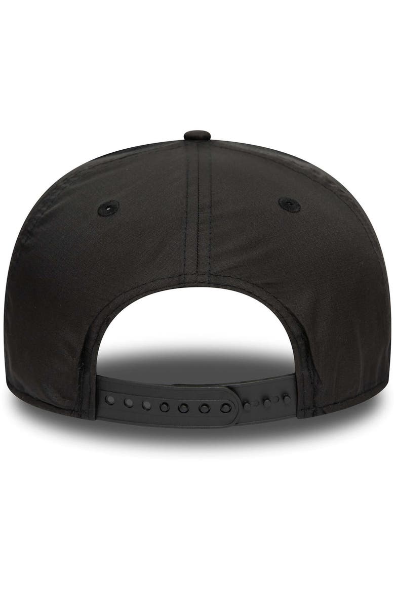 Men's New Era Black AC Milan Ripstop 9FIFTY Snapback Hat, Alternate, color, Black