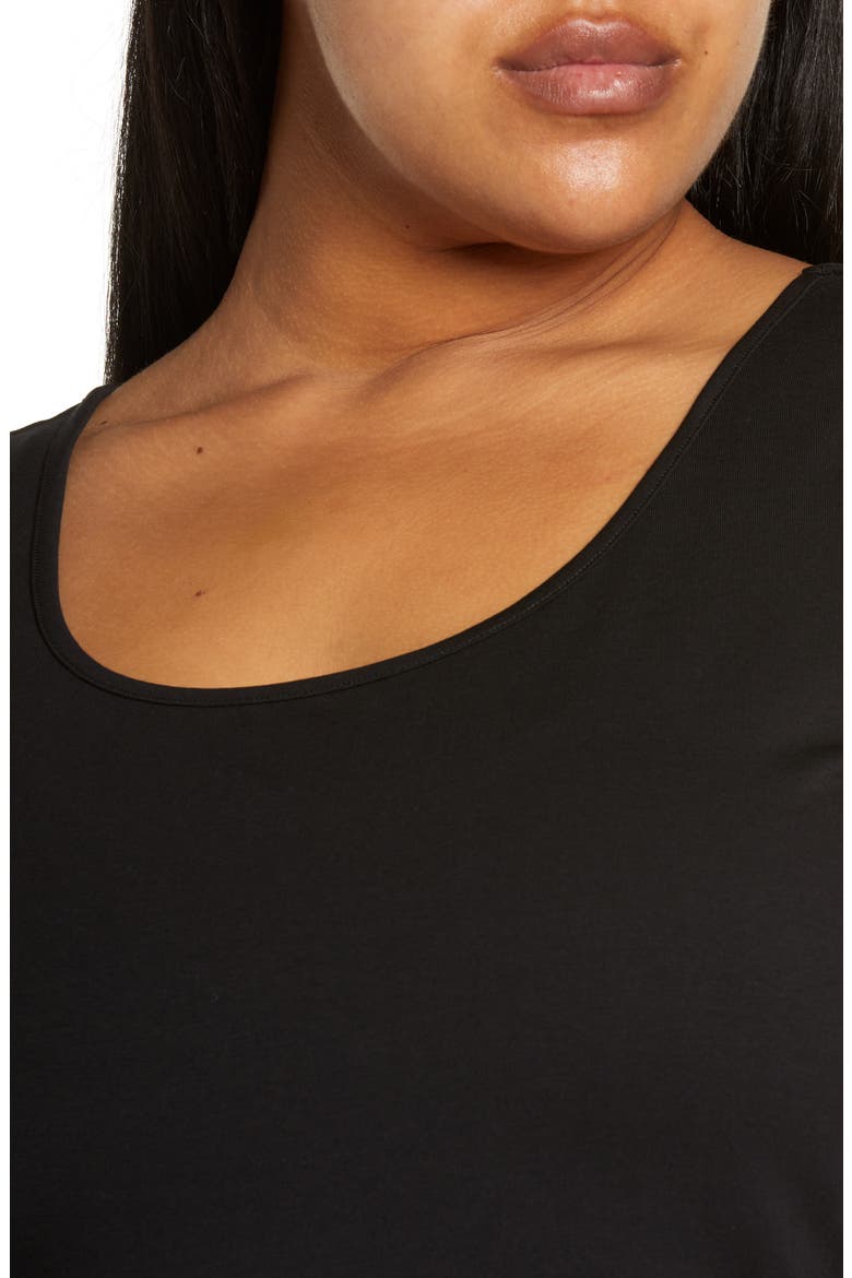 Perfect Scoop Neck Tank, Alternate, color, BLACK ONYX