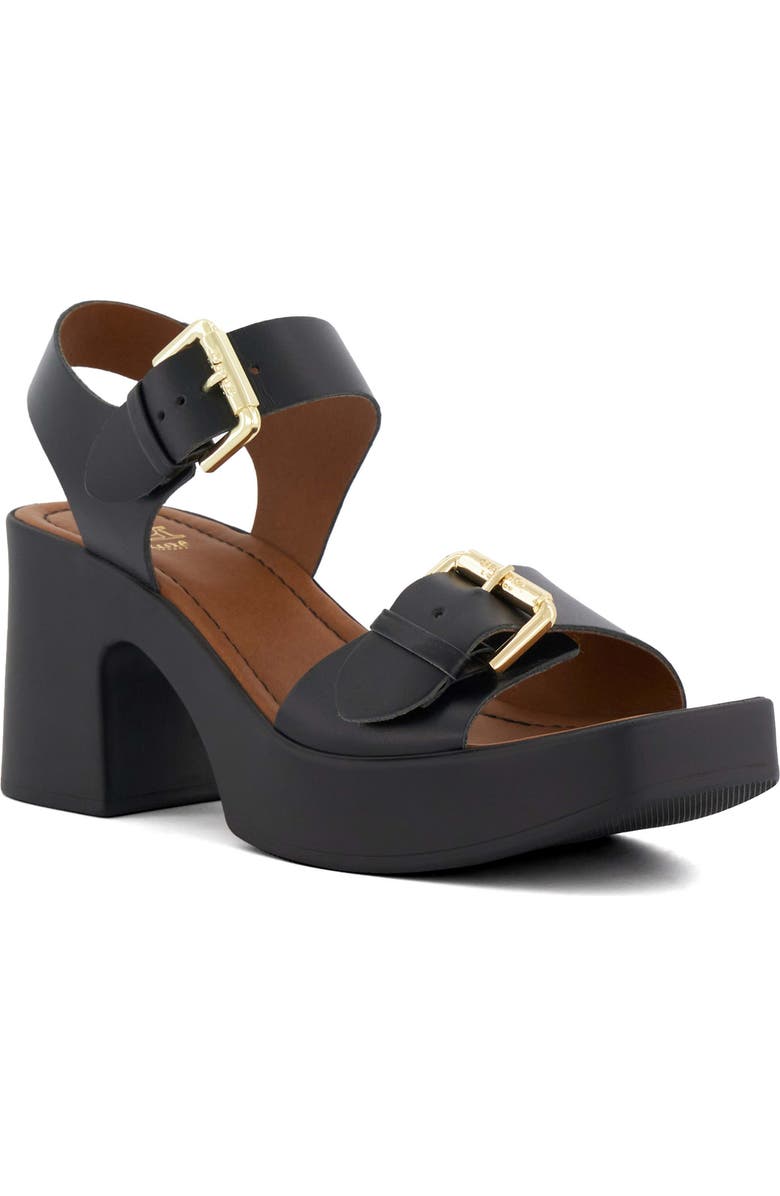 Dune London Jenies Platform Sandal, Main, color,