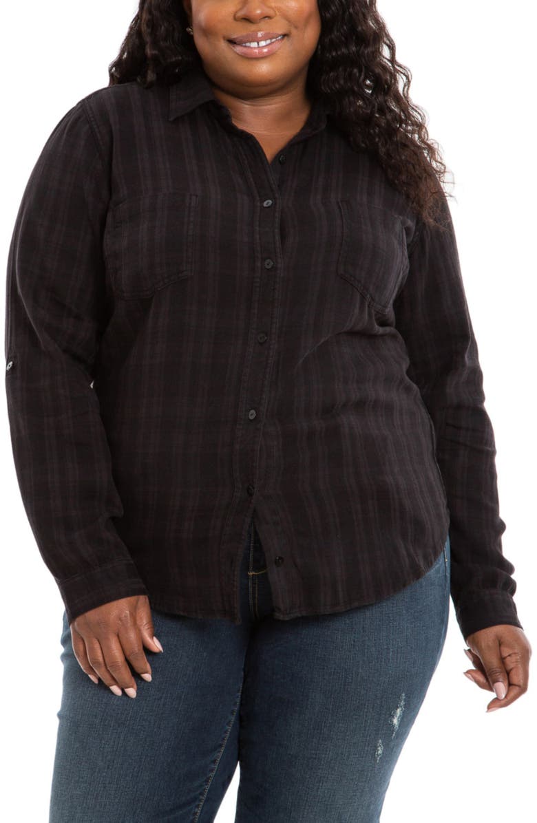 SLINK Jeans Western Shirt, Main, color, Black