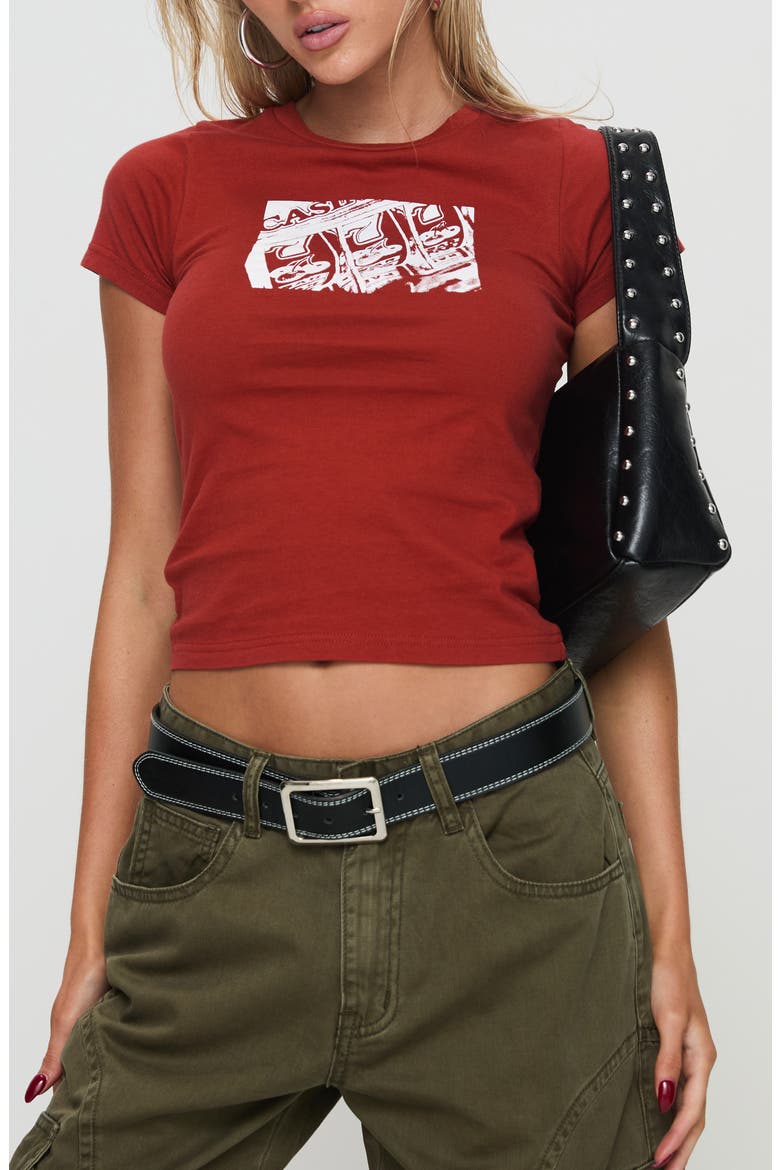 You Do You Crop Graphic T-Shirt, Main, color, RED