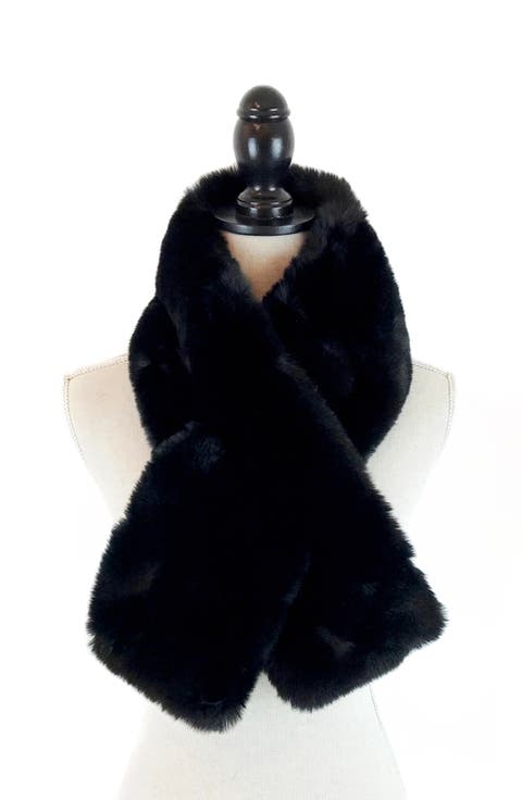 Faux Fur Pull-Through Scarf