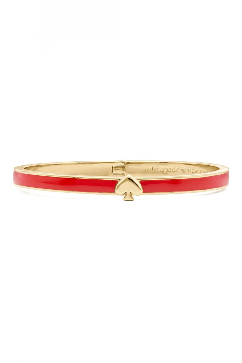 thin enamel bangle, Main, color, HOT CINNAMON