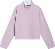 Swannies Kenna Cotton Blend Half Zip Sweatshirt