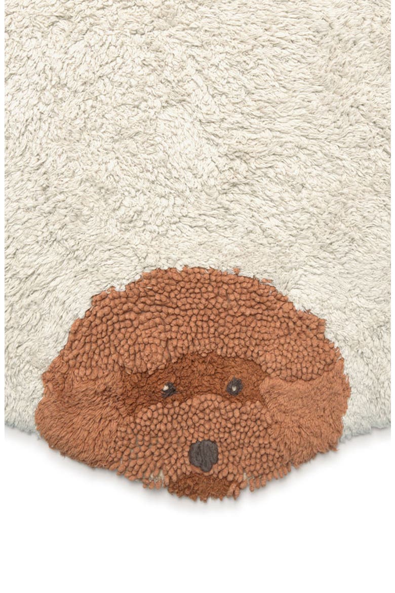 Dogs Washable Cotton Blend Area Rug, Alternate, color, TOFFEE NATURAL