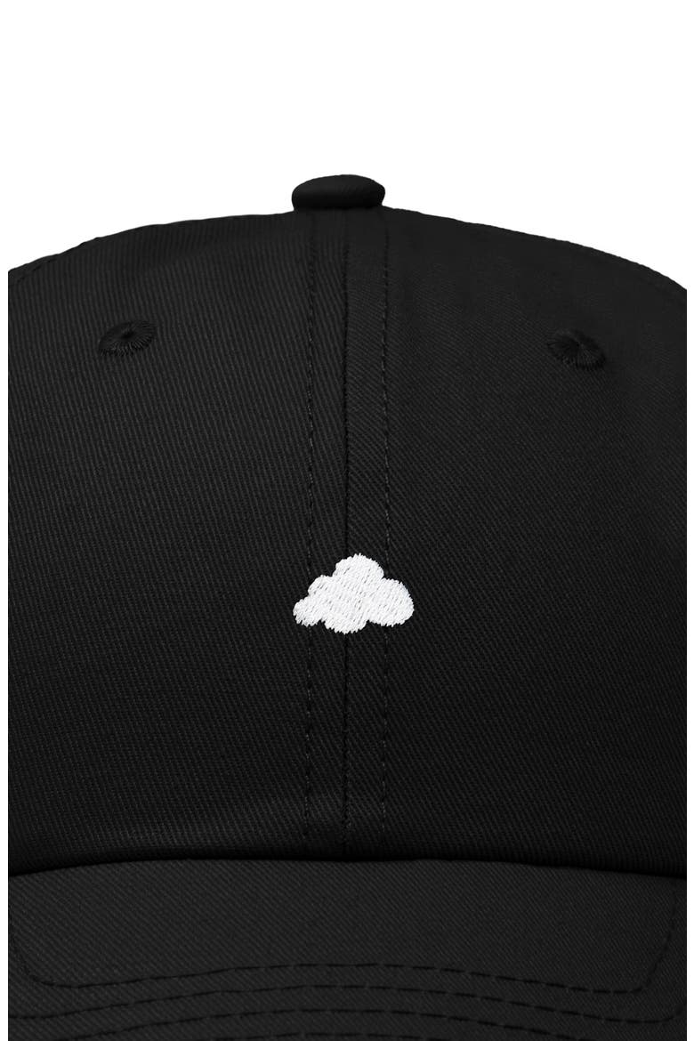 Lil Cloud Dad Cap, Alternate, color, Black