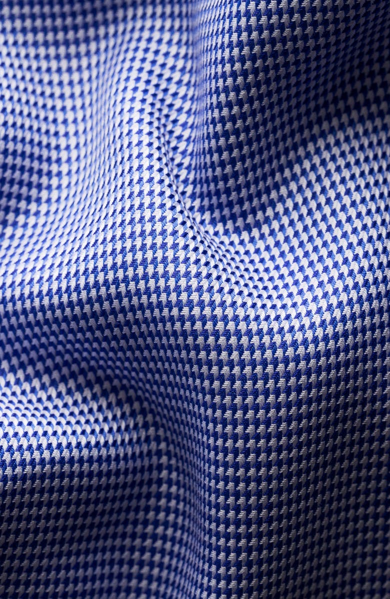 Eton Slim Fit Houndstooth Cotton Dress Shirt, Alternate, color,