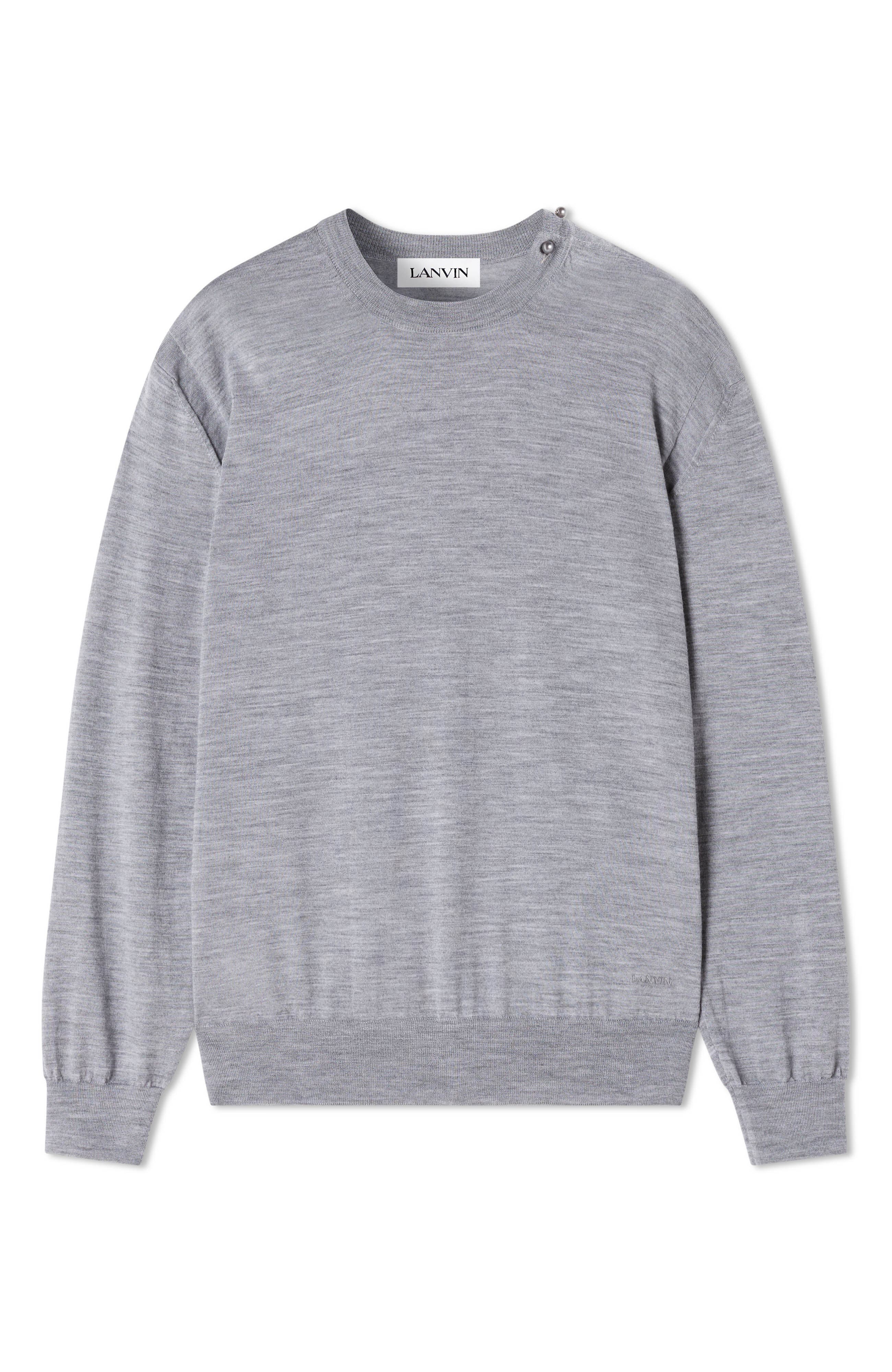 Black Merino Wool Sweater - image 2