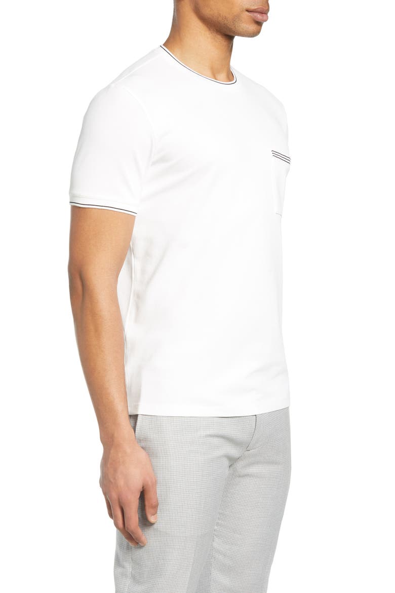 Crewneck Pocket T-Shirt, Alternate, color, WHITE