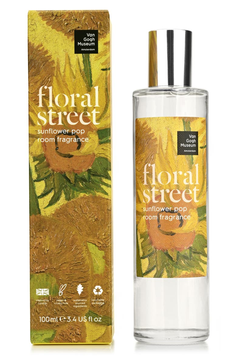 x Vincent Van Gogh Museum Sunflower Pop Room Spray, Main, color, NO COLOR
