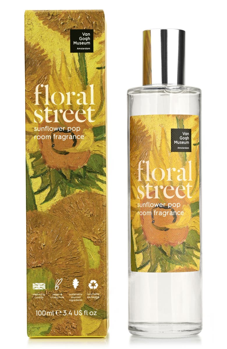 Floral Street x Vincent Van Gogh Museum Sunflower Pop Room Spray, Main, color,
