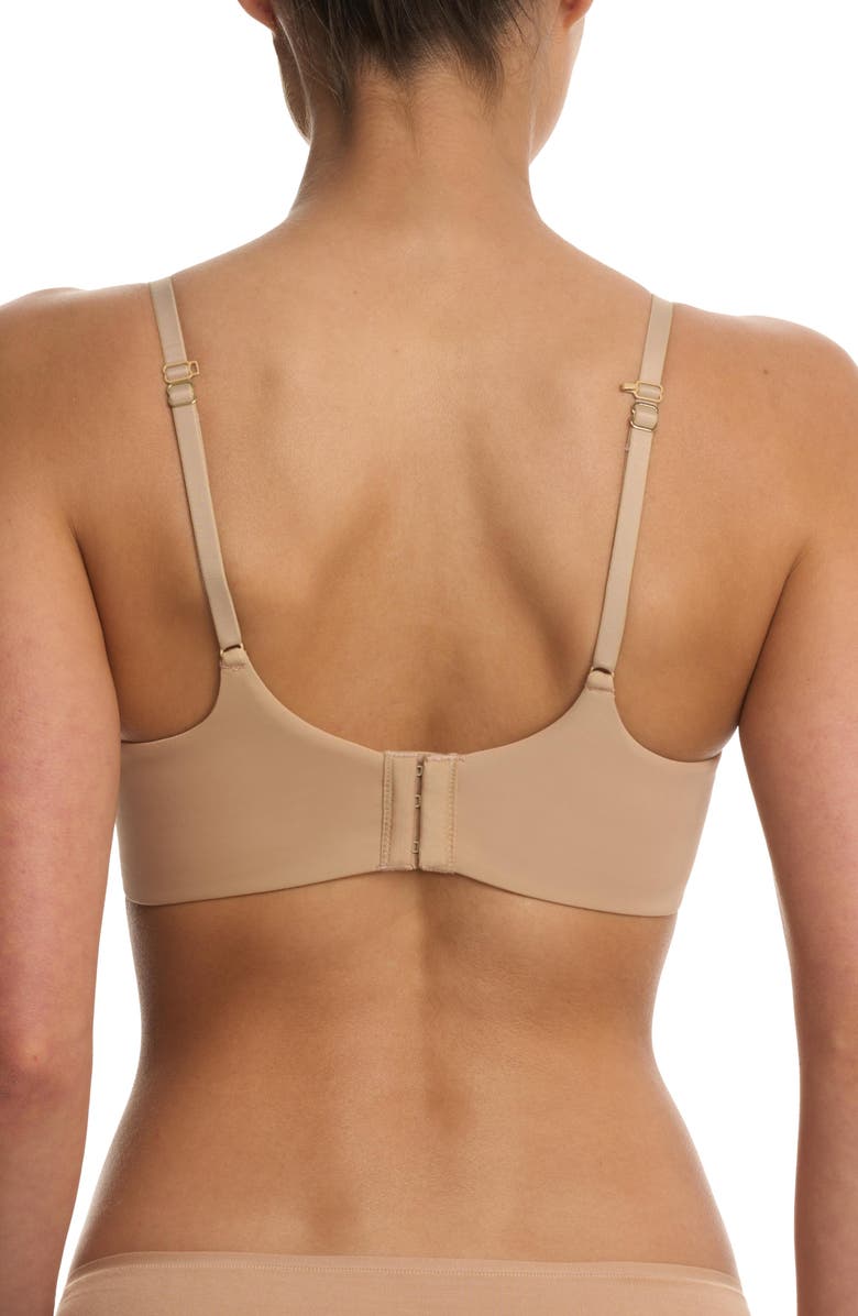 Natori Radiance Convertible Unlined Underwire Bra, Alternate, color, Cafe