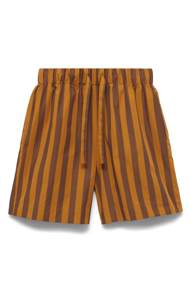MANGO Two Tone Stripe Shorts, Alternate, color, 