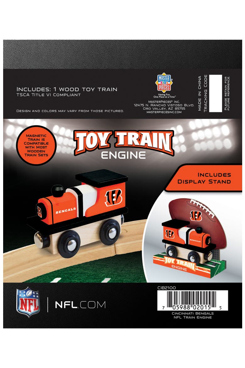 Cincinnati Bengals Toy Train Engine, Alternate, color, Multicolor