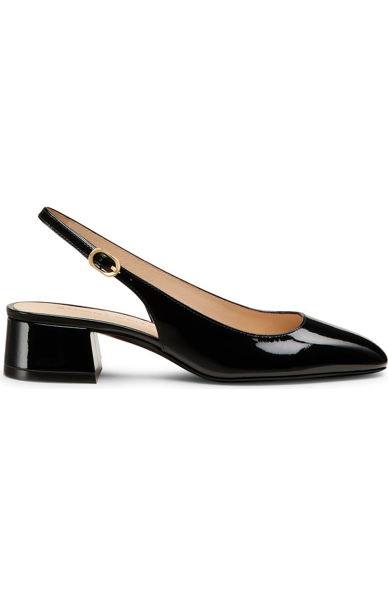 Stuart Weitzman Maeve Slingback Pump, Alternate, color, Black