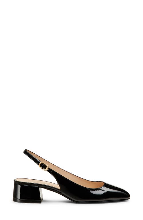Stuart Weitzman Maeve Slingback Pump In Black