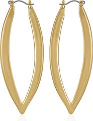 Vince Camuto 62mm Almond Hoop Earrings