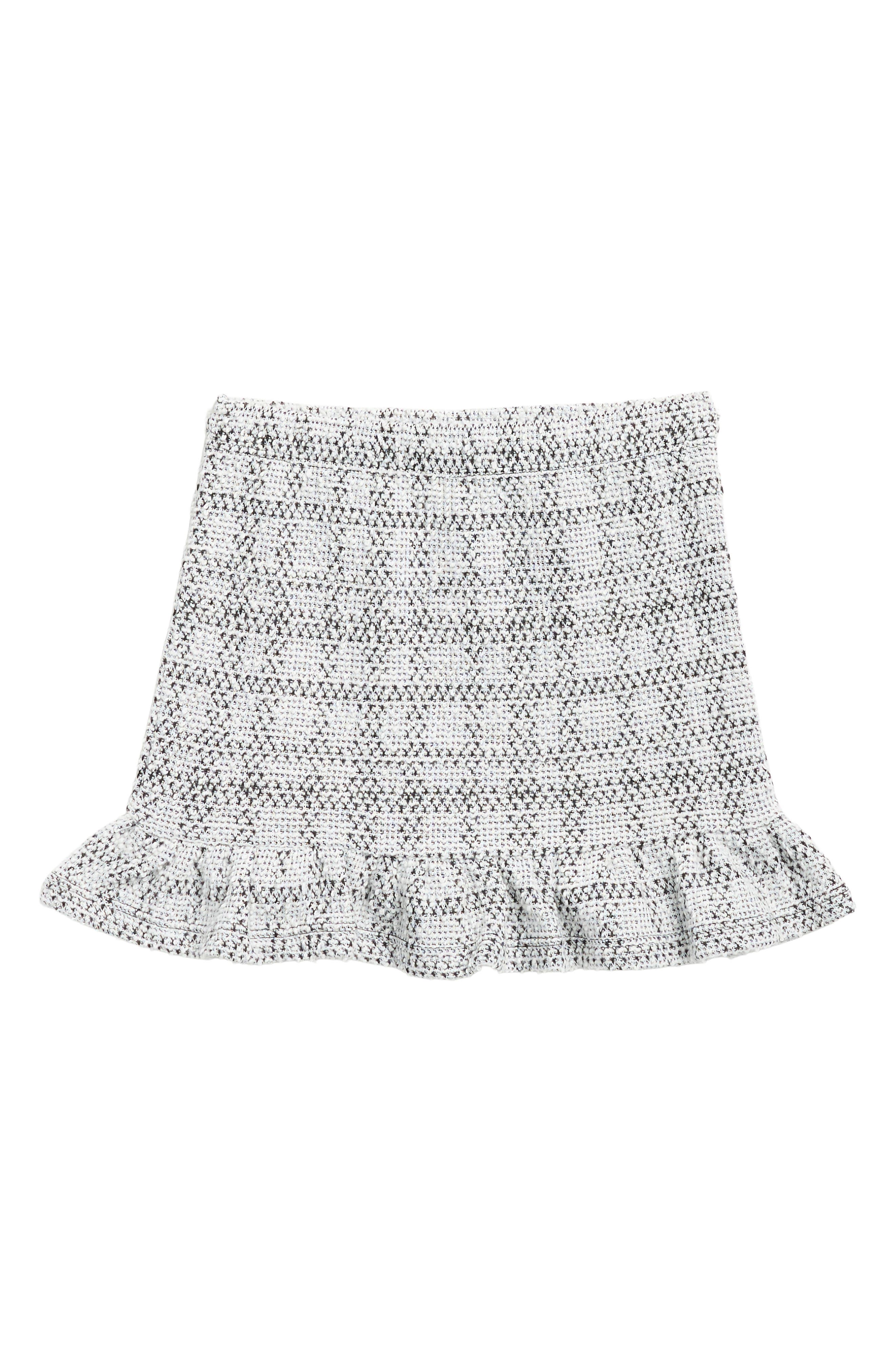 Kids' Tweed Ruffle Skirt