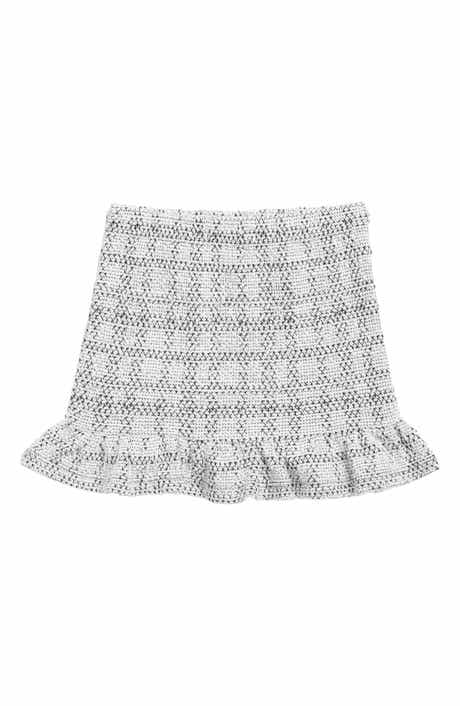 Kids' Tweed Ruffle Skirt