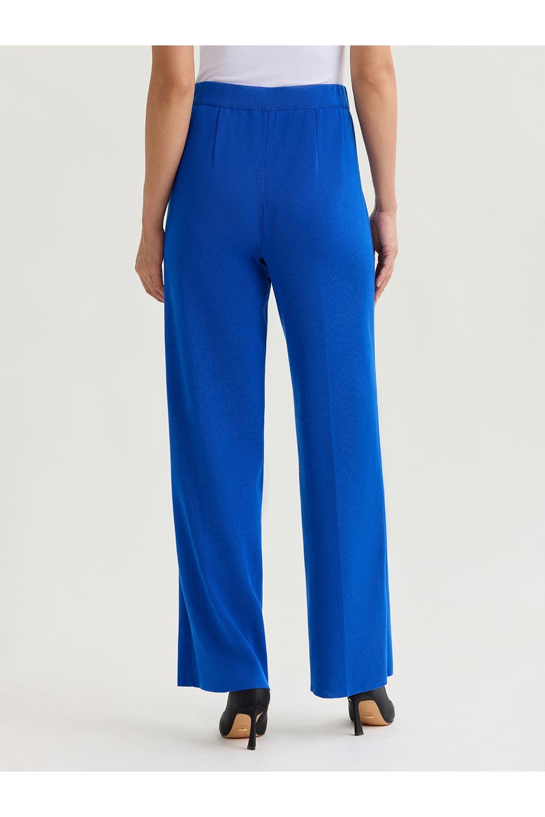 Nancy Wide Leg Mylana Knit Pant, Alternate, color, Aegean Blue
