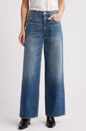 SLVRLAKE Selena High Waist Organic Cotton Wide Leg Jeans